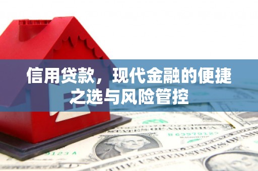 韶关信用贷款，现代金融的便捷之选与风险管控