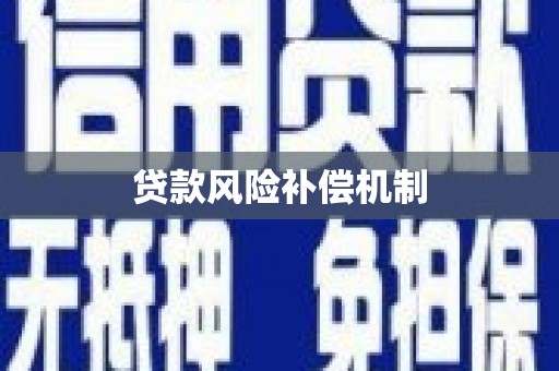 凤城贷款风险补偿机制