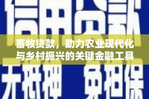 屯溪畜牧贷款，助力农业现代化与乡村振兴的关键金融工具