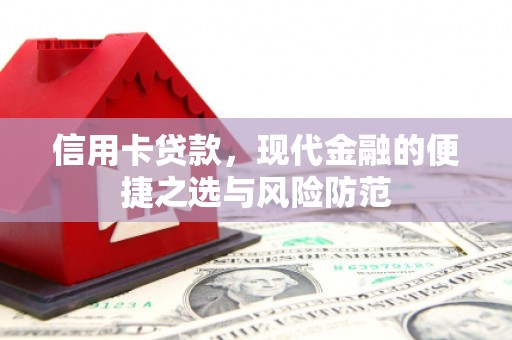 丰县信用卡贷款，现代金融的便捷之选与风险防范