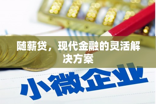 山海关随薪贷，现代金融的灵活解决方案