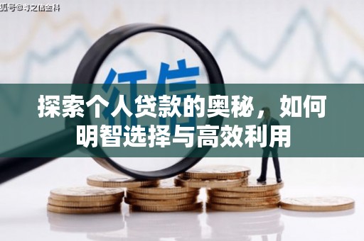 江安探索个人贷款的奥秘，如何明智选择与高效利用