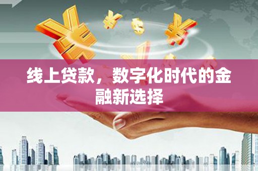 万里线上贷款，数字化时代的金融新选择