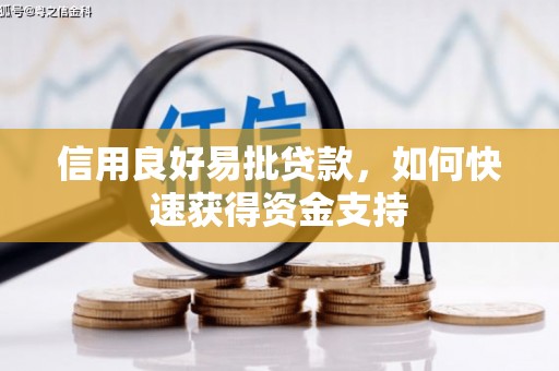 鸡东信用良好易批贷款，如何快速获得资金支持