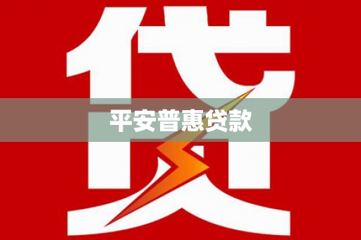 美溪平安普惠贷款