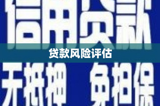 印台贷款风险评估